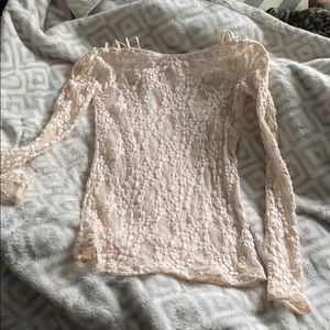 Free People Lace Long Sleeve